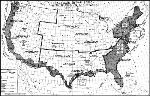 Defense Command map 1942