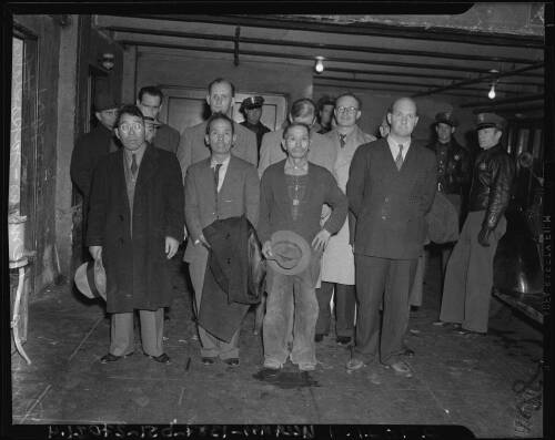 1941 - Japanese, German, and Italian detainees