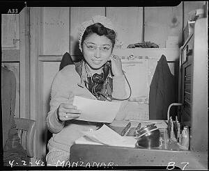 Switchboard operator, Manzanar