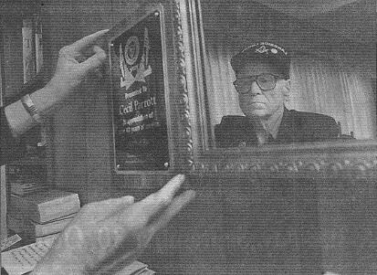 Parrott and plaque
