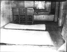 Hospital room where POWs were kept