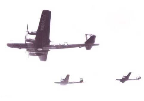 B-29 supply planes