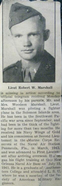 Robert Marshall news article